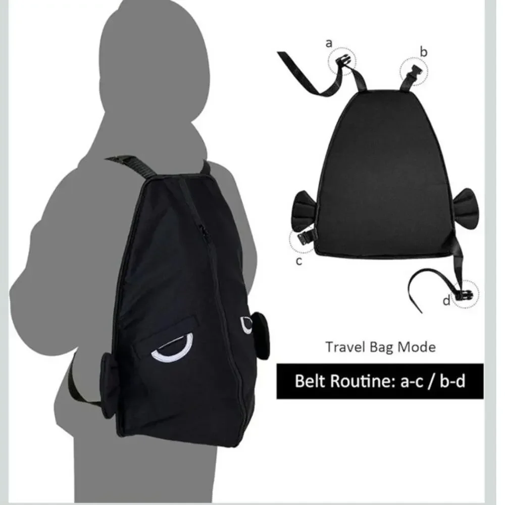 Kids Car Seat Footrest Travel Organizer Seat Protector Toddler Fish